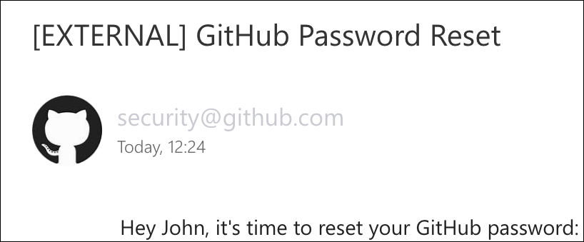 github spoof